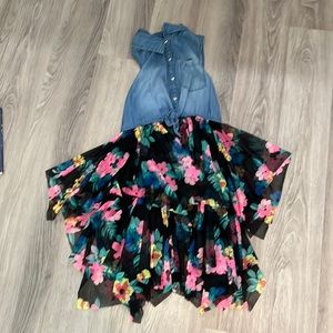 Justice floral dress size 12